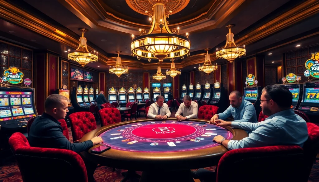 Experience the excitement of high-stakes poker at https://mm88.us.com/ with vibrant casino visuals.