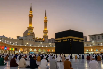 Experience the beauty of umroh full ramadhan with vibrant cultural vibrancy at Masjidil Haram, a heartwarming travel destination.